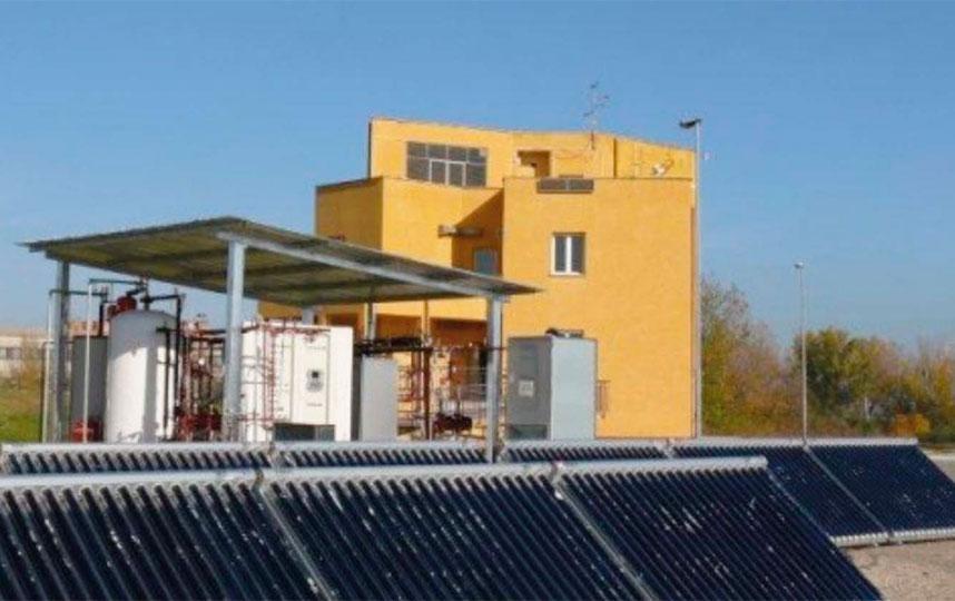 Sistema di impianti sperimentali e dimostratori per studio e sviluppo del solar heating/cooling