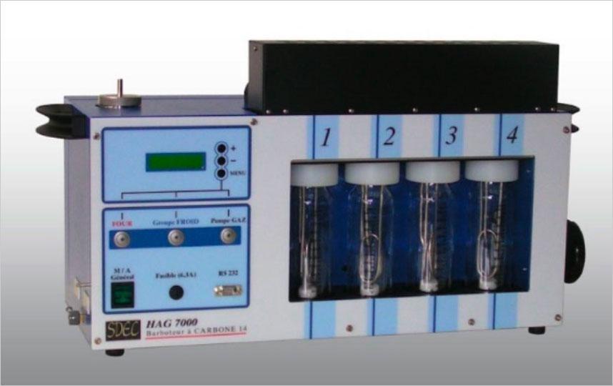 Analisi di CO2 atmosferica con il campionatore HAGUE7000