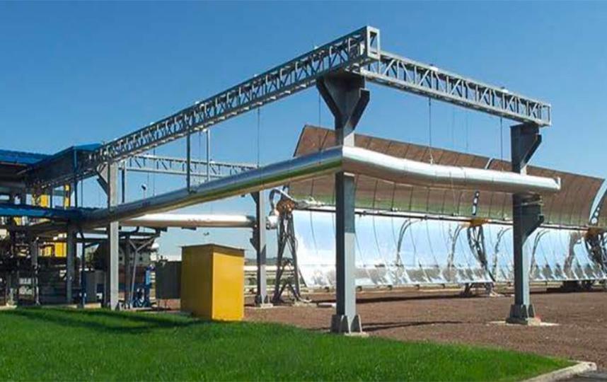 Impianto prova collettori solari presso il Centro ENEA Casaccia